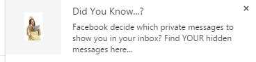 Browser pop-up notification from PushCrew reading 'Did You Know…?'