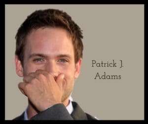 'Which Suits character are you?' quiz image with Patrick J Adams
