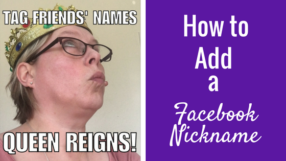 Remind Your Friends of Your Business: Facebook Nickname